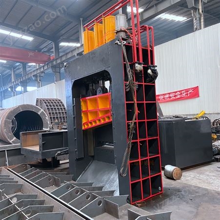 炼钢厂炉料钢材剪切机  雷泽200吨龙门式切割机操作方便