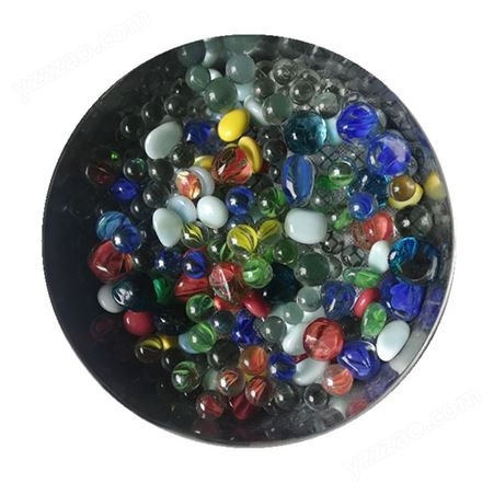 权达供应花瓣芯玻璃珠 游戏机用玻璃珠 玻璃砂