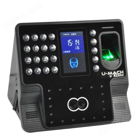 优玛仕考勤机U-RZ802智能人脸指纹打卡机高速TCP IP网络考勤机