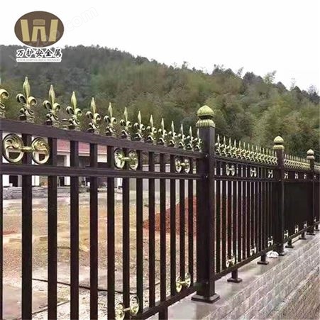 按需定制 铜围墙护栏 庭院围墙铝艺护栏 厂家供应 铝艺护栏围墙栅栏