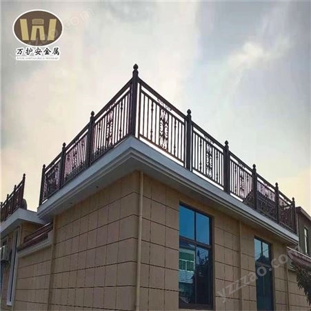 别墅露天阳台护栏 安装简单 小区阳台护栏 经久耐用 铝合金阳台护栏