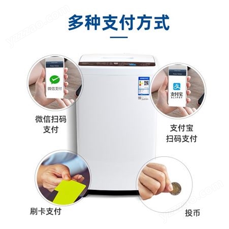 共享洗衣机_全自动6.5公斤刷卡洗衣机加盟_智能共享洗衣机项目开发