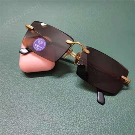 厂家现货 天然水晶太阳镜 清凉润泽 眼睛更舒适 防晒遮阳护目镜
