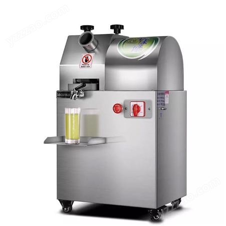 博鸣商用甘蔗榨汁机 立式电动榨汁机全不锈钢甘蔗榨汁机