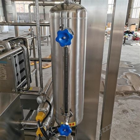 百科一吨全自动巴氏奶加工机器 多段式牛奶板式杀菌机