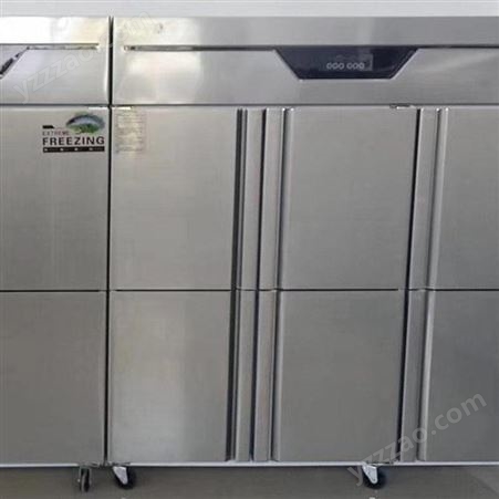 杭州厨房设备 四门冰柜封闭式压缩机噪音低耗电低