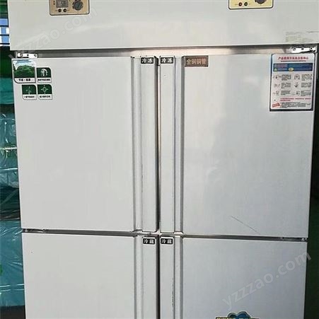 杭州厨房设备 四门冰柜封闭式压缩机噪音低耗电低
