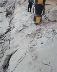 挖基坑大型裂石机  土石方石头劈裂机  开挖花岗岩设备
