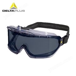 DELTAPLUS/代尔塔 101129 五层覆膜防雾防刮擦防强光防喷溅高闭合PC防化眼镜