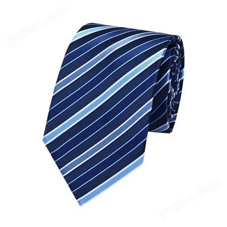 新款斜条纹真丝 男士正装商务时尚领带