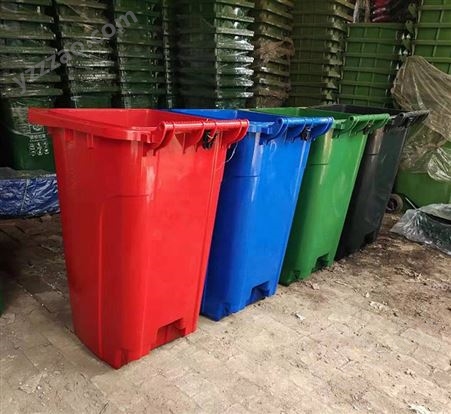 可相互套叠垃圾桶 耐高温塑料垃圾箱 适用于各种环境 宏北