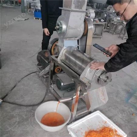 工业破碎榨汁机组 不锈钢螺旋压汁机 商用果蔬榨汁机