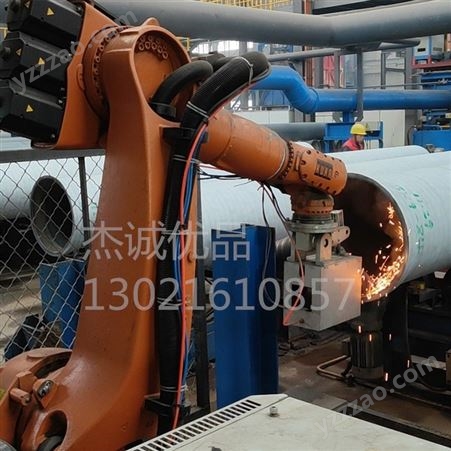 浮动柔性打磨机器人球磨铸铁管打磨机器人库卡kr210 工业机械臂 厂家现货 支持定制