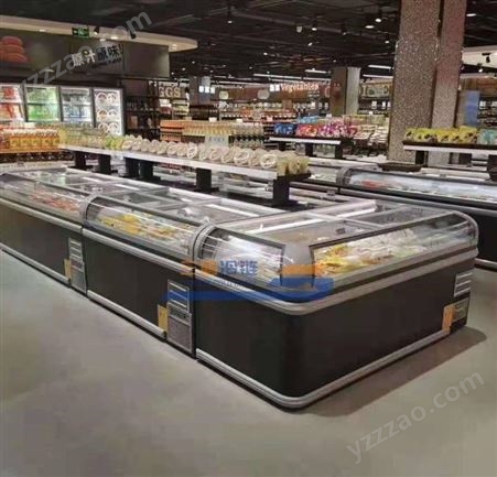 三盾冷柜中山市生鲜超市冷库风幕柜水果切盘柜