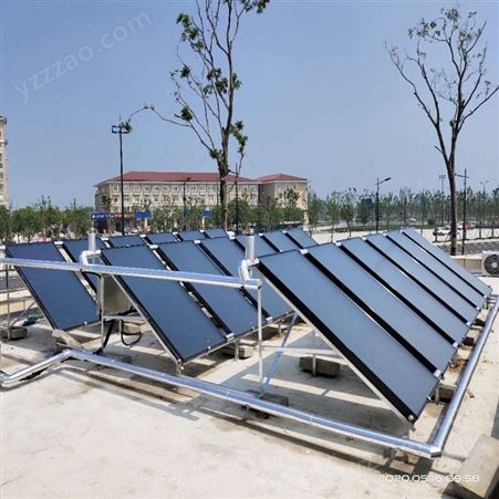 1平板承压太阳能热水器 太阳能热水器平板式 平板集热器太阳能厂家