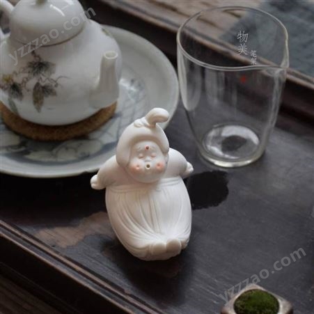 景德镇旅游纪念品 中国唐风创意小唐女 文房用品陶瓷摆件