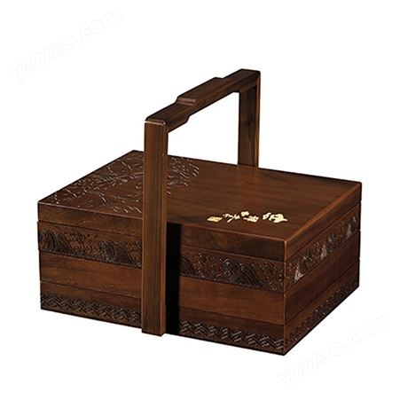 提篮木盒 ZHIHE/智合木业 提篮包装木制盒 木盒厂定制