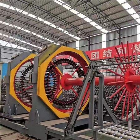 贵州遵义自动钢筋笼滚机 建筑工地圆形钢筋笼 高铁钢筋笼滚焊机设备