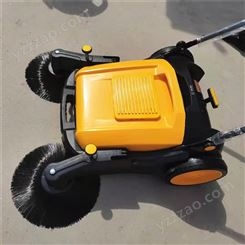 养殖设备无动力清扫机图片 鸽子鸡场用自动手推扫地机报价  公园道路扫地机