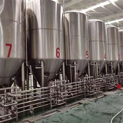 绵阳精酿啤酒设备 2吨啤酒厂设备 啤酒厂设备生产厂家