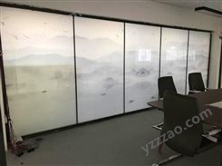 办公会议用通电透明断电雾化的智能调光雾化玻璃制作安装