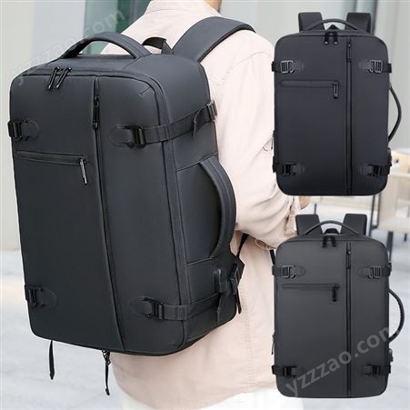 男士双肩包出差旅行大容量包15.6寸电脑包会议礼品定制