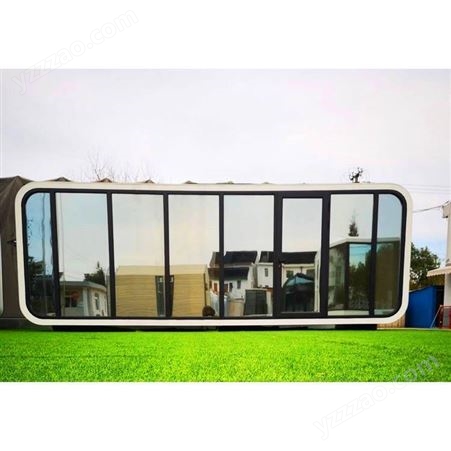 Y-3苹果舱民宿设计可多种组合移动小屋适应景区公园商超办公