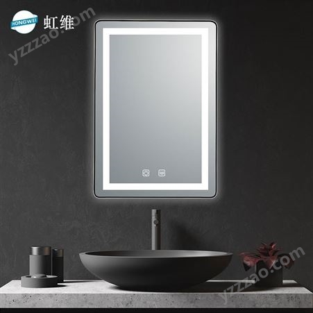 酒店智能浴室镜带灯触摸洗手间LED厕所卫生间卫浴镜子装饰墙