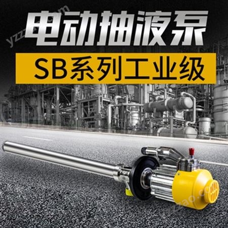 sb系列电动抽油泵 不锈钢防爆抽桶泵 sb-3-1防爆电机油桶泵
