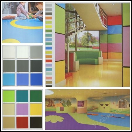 厂家爱供应幼儿园PVC革塑胶地板纸 卡通舞蹈塑胶地板纸 
