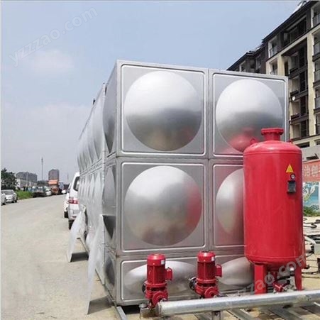 泰岳消防供水设备消防定压补水装置箱泵一体化水箱消防供水装置直供