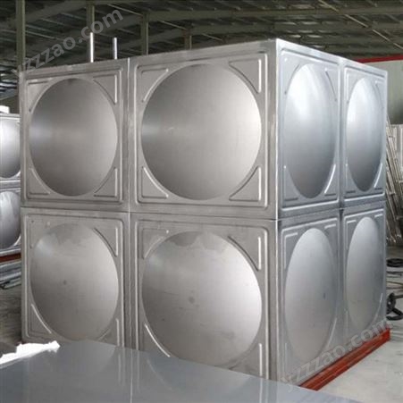 不锈钢组合式水箱 组合式消防储水箱 圆形保温不锈钢水箱 镀锌组装水箱