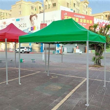 昆明帐篷 3米乘3米四角大伞 可以印字折叠使用灵活