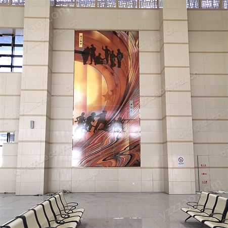 户外文化墙园林地铁高铁机场高温浮雕陶瓷壁画订制
