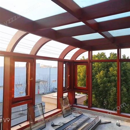 天津铝包阳光房 供应铝包木阳光房设计 铝包阳光房效果图
