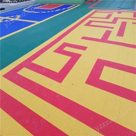 湘冠球场悬浮地板安装双层地板规格石柱菱形悬浮地板