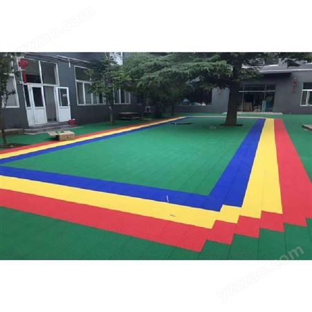 室外塑胶地板施工标准太原批发双层篮球场悬浮地版