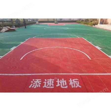 拼装地板划线篮球场场地视频吉林羽毛球场悬浮地板湘冠体育