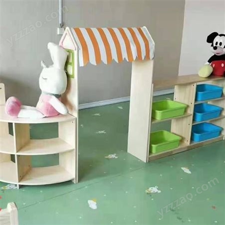 小学生玩具-幼儿园室外大型玩具-幼儿园教玩具-实木区角柜厂家 德力盛 a00039