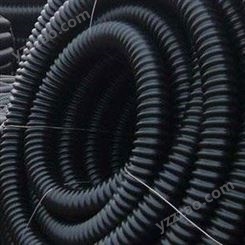 PE碳素波纹管生产厂家 地埋穿线碳素波纹管报价 强盛100口径碳素波纹管现货销售