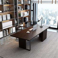 新中式办公桌现代简约 办公家具实木电脑台