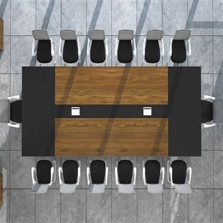 北京田梅雨办公家具供应 板式会议桌 板式长条桌 办公桌 培训桌 钢木结合会议桌