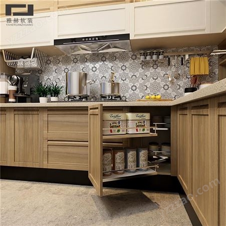 厨房家具设计厂家雅赫软装 专业定制整体橱柜