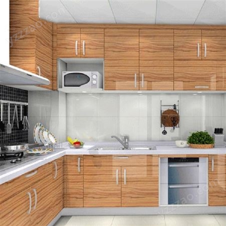 整体橱柜定做 现代定制厨房  经济型木质台面 南京雅赫软装
